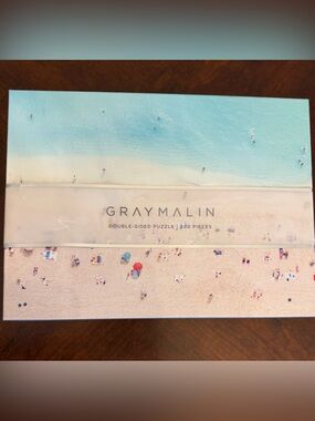 Gray Malin Double-Sided 500 Piece Puzzle Beach Print & Post Cards